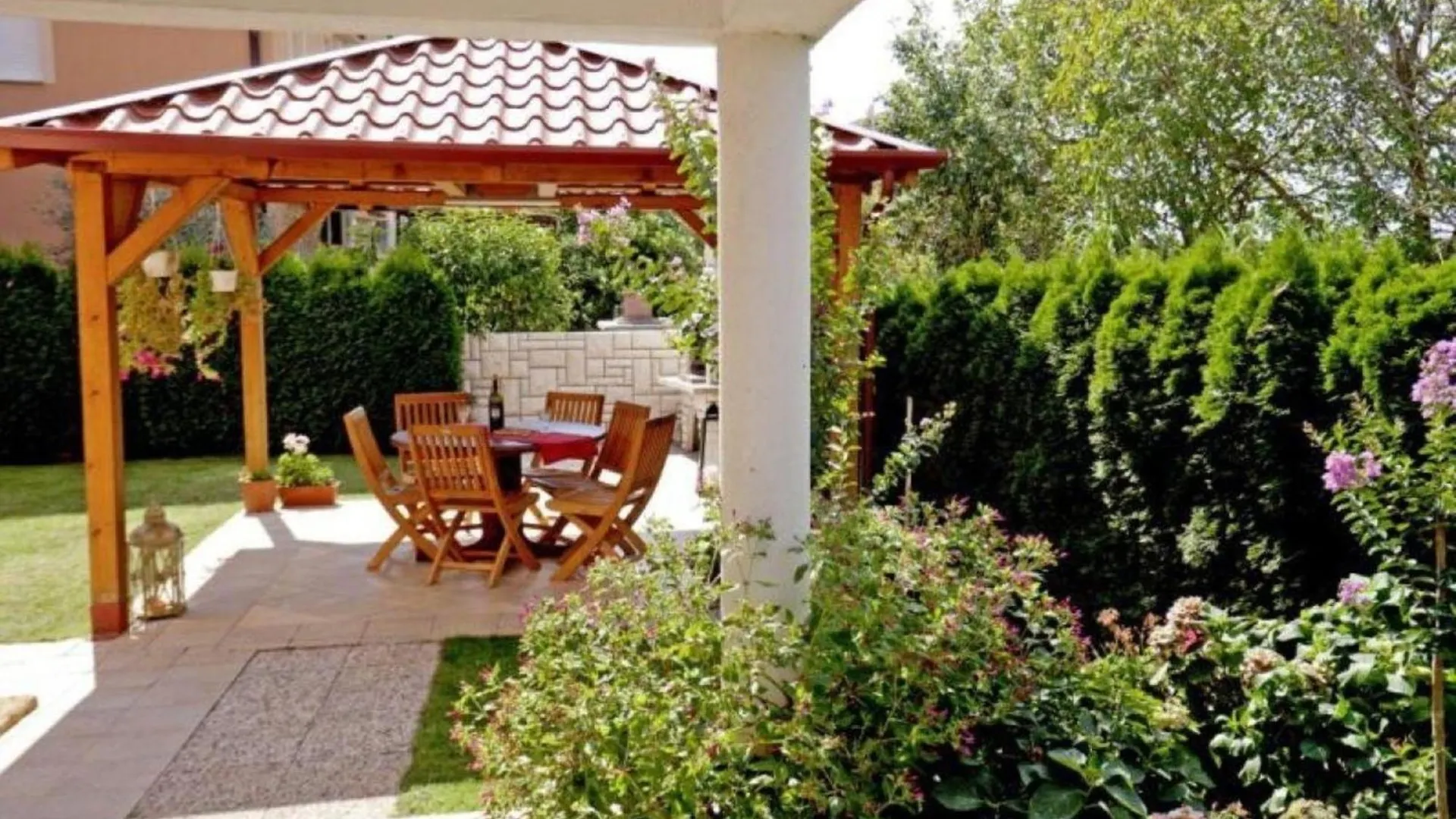וינקורן Wohnung Mit Garten Mit Gemeinsamem Schwimmbad דירה
